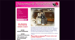 Desktop Screenshot of daenemark-heiraten.de